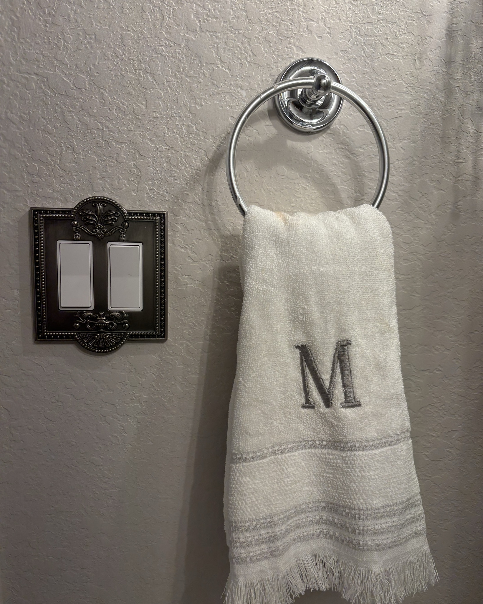 Pewter switch plate covers 