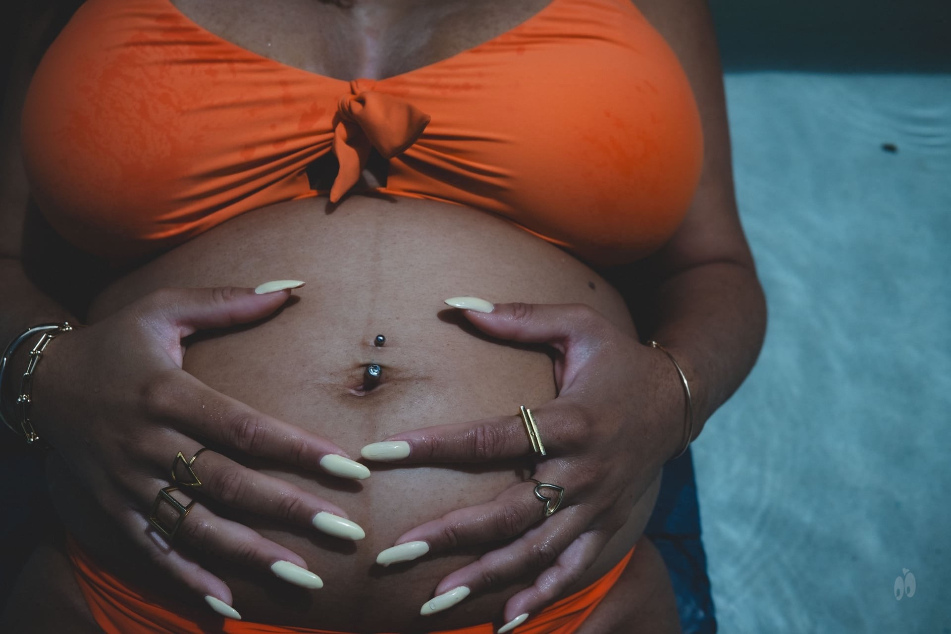 Bikini that I wore for my pregnancy reveal photos 

#LTKBump #LTKMidsize