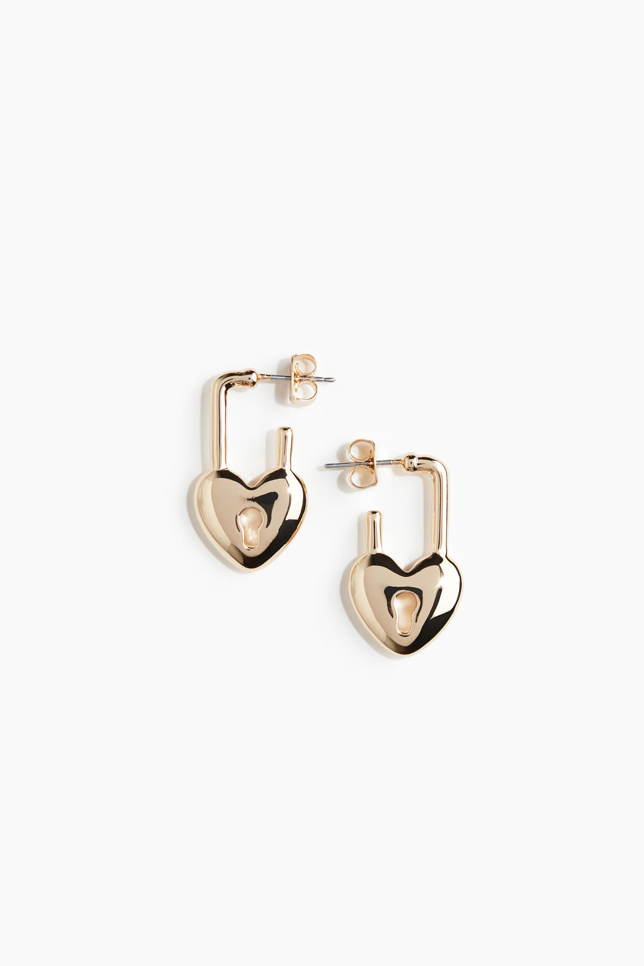 Padlock-shaped earrings | H&M (UK, MY, IN, SG, PH, TW, HK)
