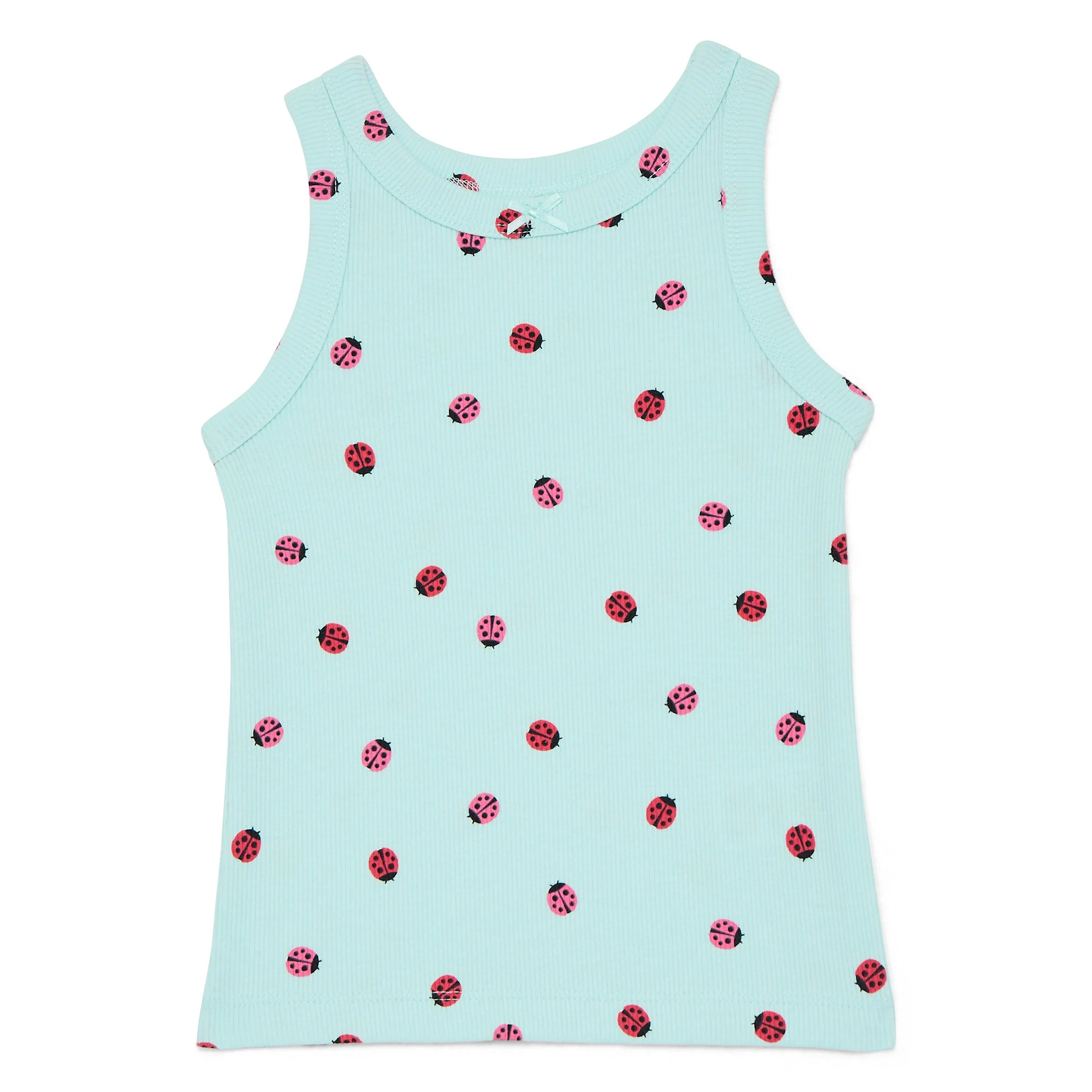 Wonder Nation Toddler Girls Ribbed Tank Top, Sizes 18M-5T | Walmart (US)