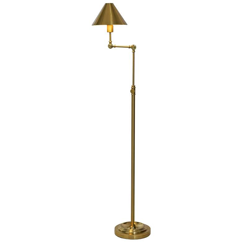 Arden Pivot 62" High Polished Brass Floor Lamp | Lamps Plus