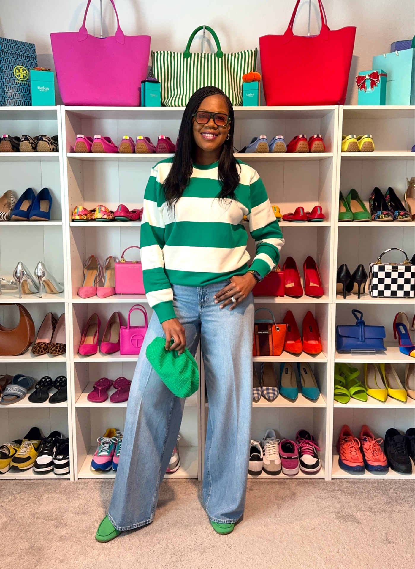 OOTD Kelly colored drivers from Rothy’s are oos. 

#LTKFindsUnder100 #LTKSaleAlert #LTKOver40