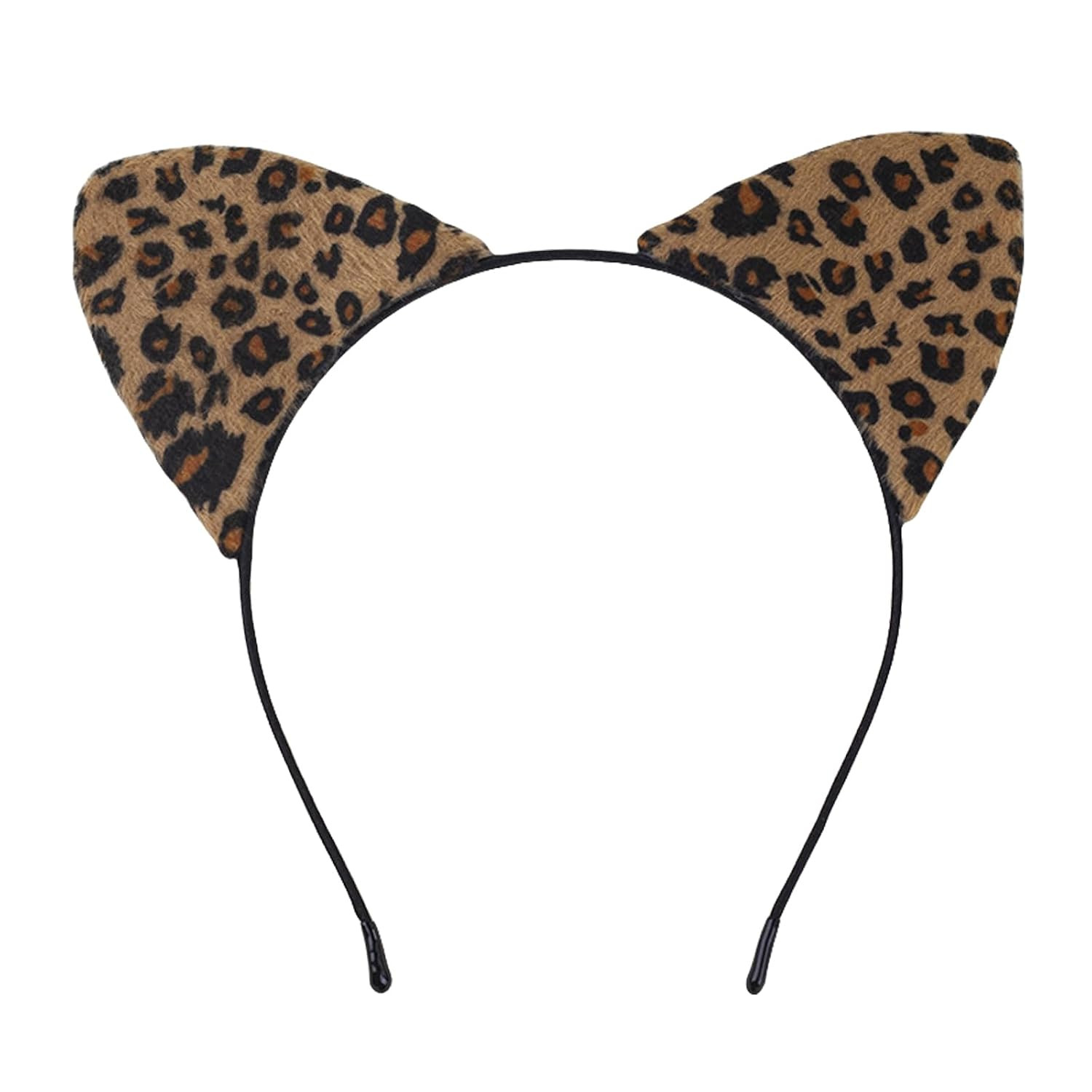 Leopard Cat Ears Headband for Women, Cheetah Ears, Cougar Ears, Animal Ears Handband for Halloween Costume Cosplay or Party Decoration | Amazon (US)