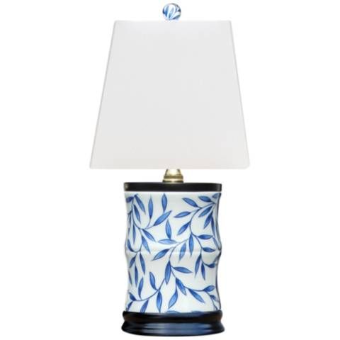 Yangtze 15" High Blue and White Porcelain Accent Table Lamp | Lamps Plus