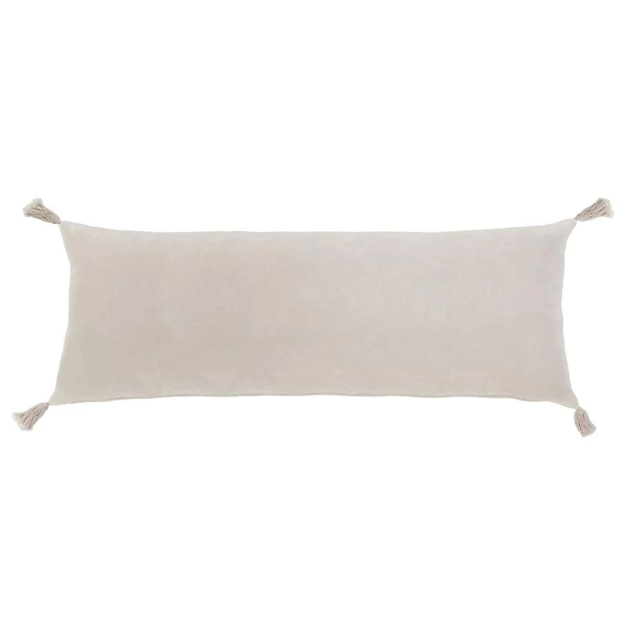 Bea Lumbar Bed Pillow in Blush | Megan Molten