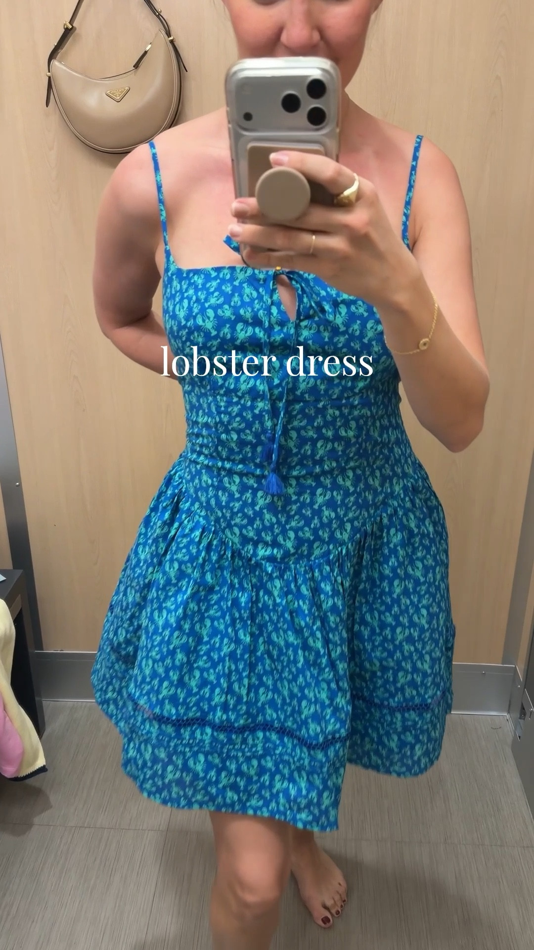 Be sure to size down. I’m wearing a medium in the video and had to hold the back to tighten it 

#LTKSeasonal #LTKSaleAlert #LTKootd