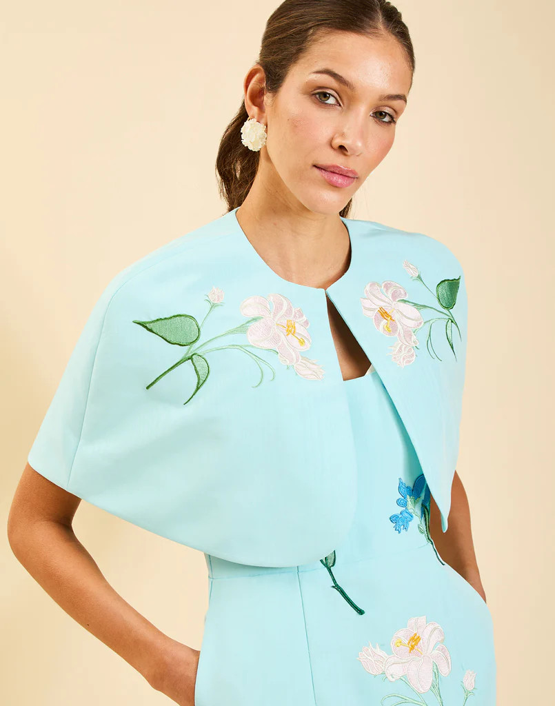 Promenade Embroidered Capelet | Mestiza New York