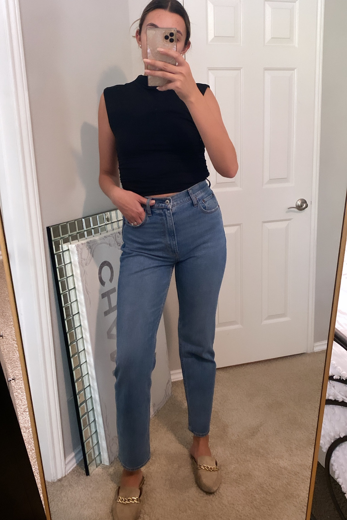 Loving these Abercrombie jeans - wearing size 4 extra long 

everything is 15% off today! 

#LTKsalealert #LTKunder100