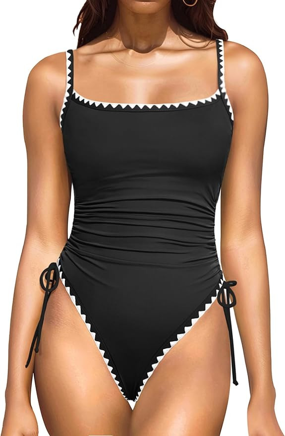 Daci Women's High Cut One Piece Swimsuit - Tummy Control Bathing Suit Sexy Brazilian Swimwear 202... | Amazon (US)