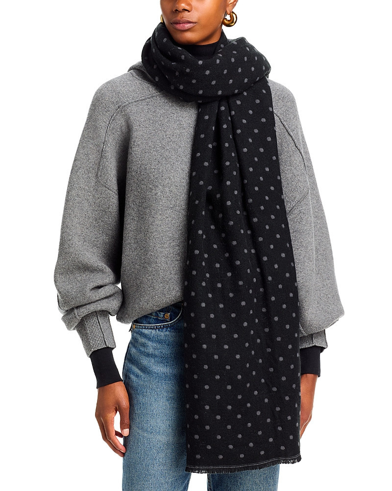 Aqua Polka Dot Woven Scarf - Exclusive | Bloomingdale's (US)