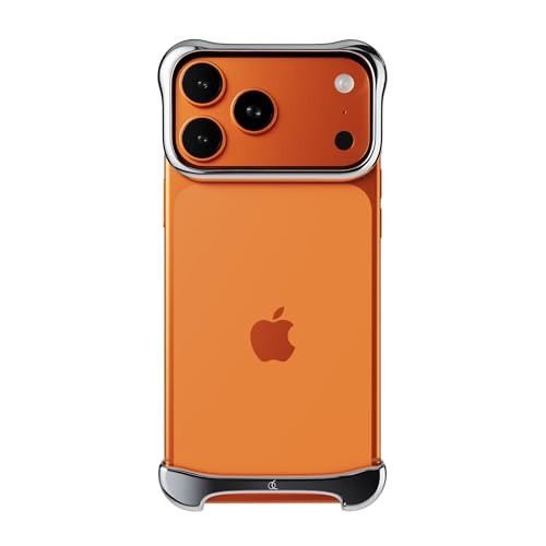 Arc Pulse Compatible with iPhone 17 Pro Max Phone Case (2025), Minimalist Protective Shock Absorption Aerospace Grade Aluminum Shells + Elastomer Inlays Easy Fit 6.9 inch (Aluminum Silver) | Amazon (US)