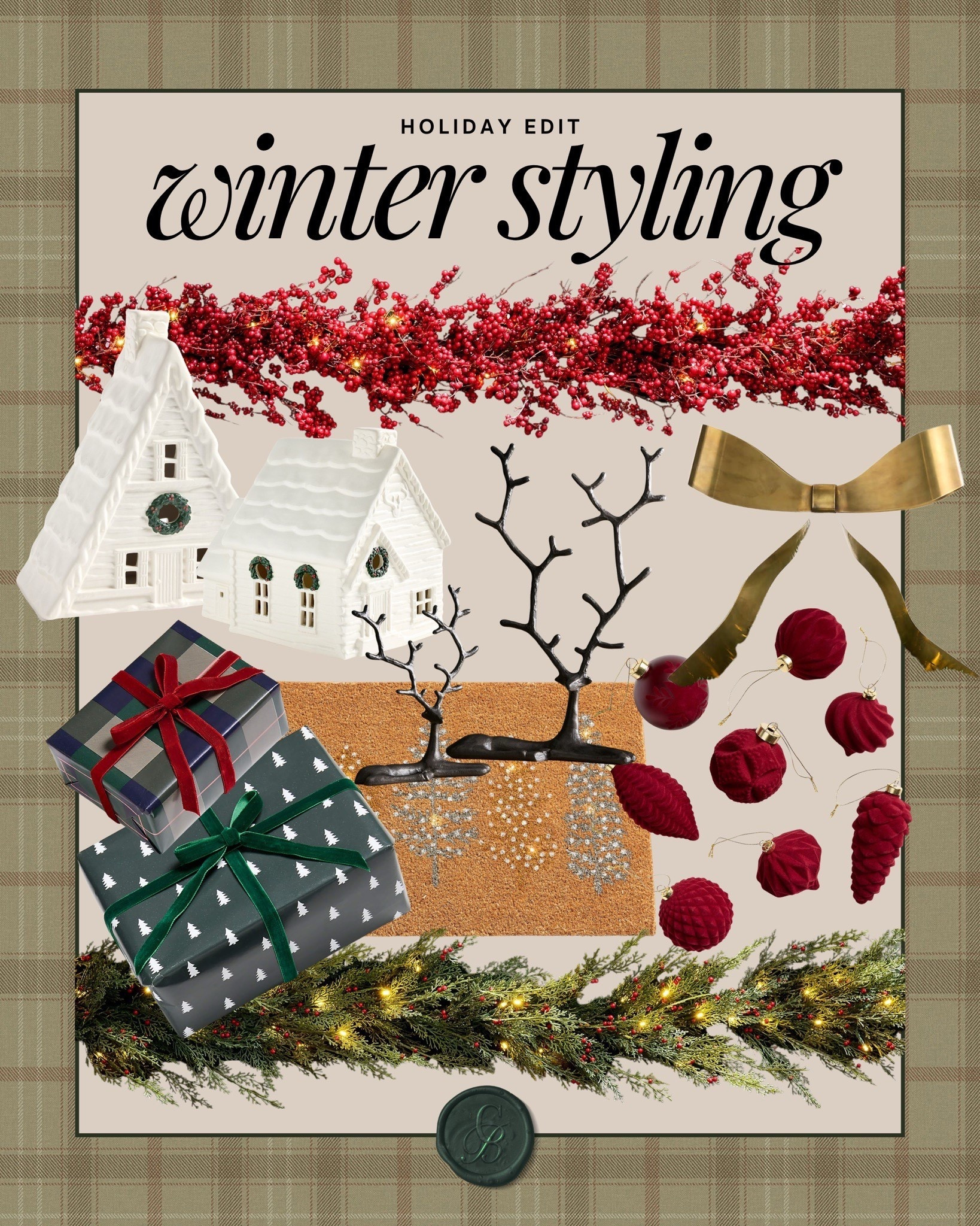 ✨ Holiday styling made simple.
Mixing rich textures, warm lights, and timeless pieces from Pottery Barn and Crate & Barrel — the perfect balance of cozy and elevated. From garlands and ornaments to those little festive accents that make every corner feel special.🤍

#PotteryBarn #CrateAndBarrel #HolidayDecor #HomeFavorites #HolidayFavorites #LTKMostLoved #SeasonalStyle #LTKStyleTip


#LTKHoliday #LTKSeasonal #LTKHome