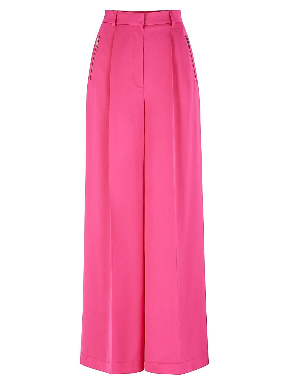 Women's BOSS x Alica Schmidt Regular-Fit Trousers With Wide Leg - Pink - Size 12 - Pink - Size 12 | Saks Fifth Avenue