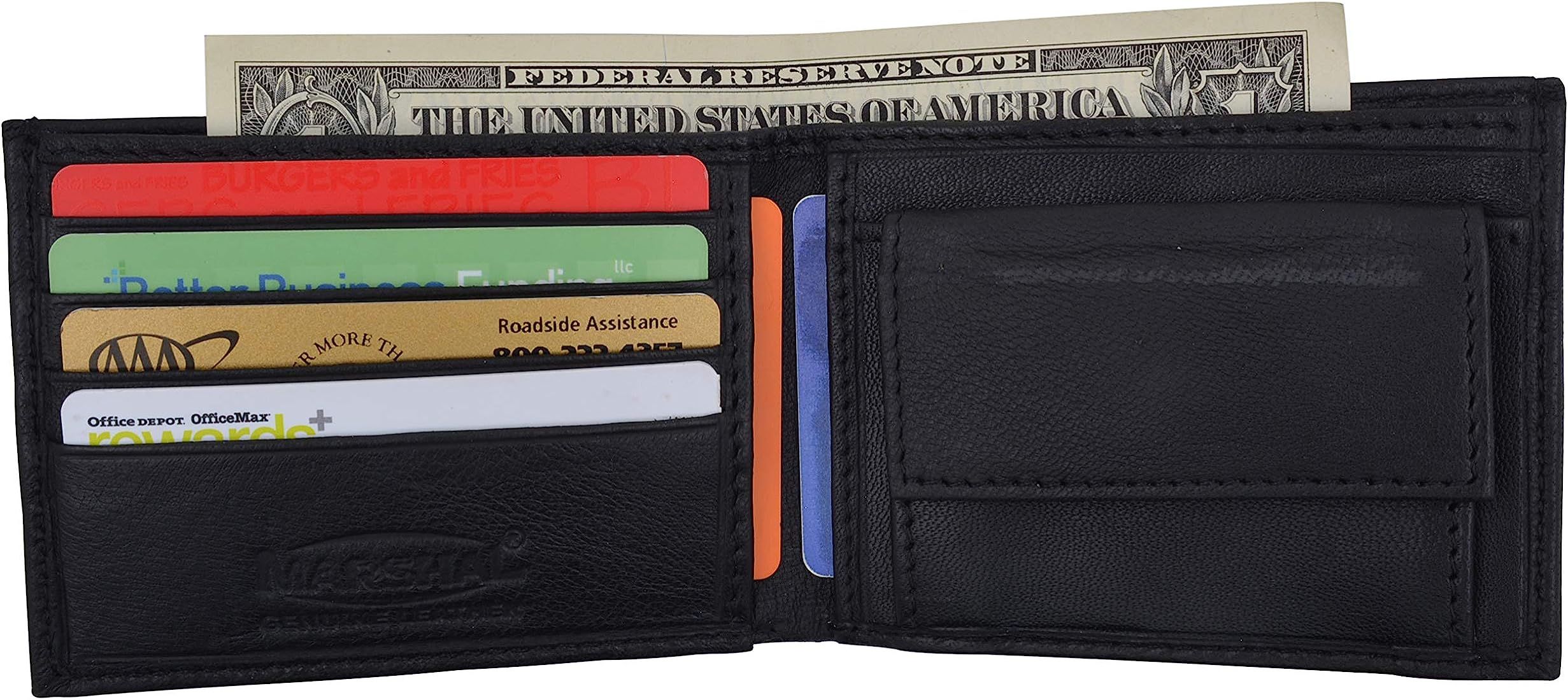 Soft Leather Kids Slim Thin Coin Pouch Bifold Wallet | Amazon (US)