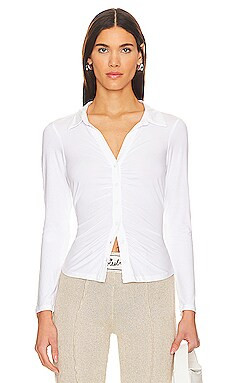 Sanctuary Dream Girl Button Up in White from Revolve.com | Revolve Clothing (Global)