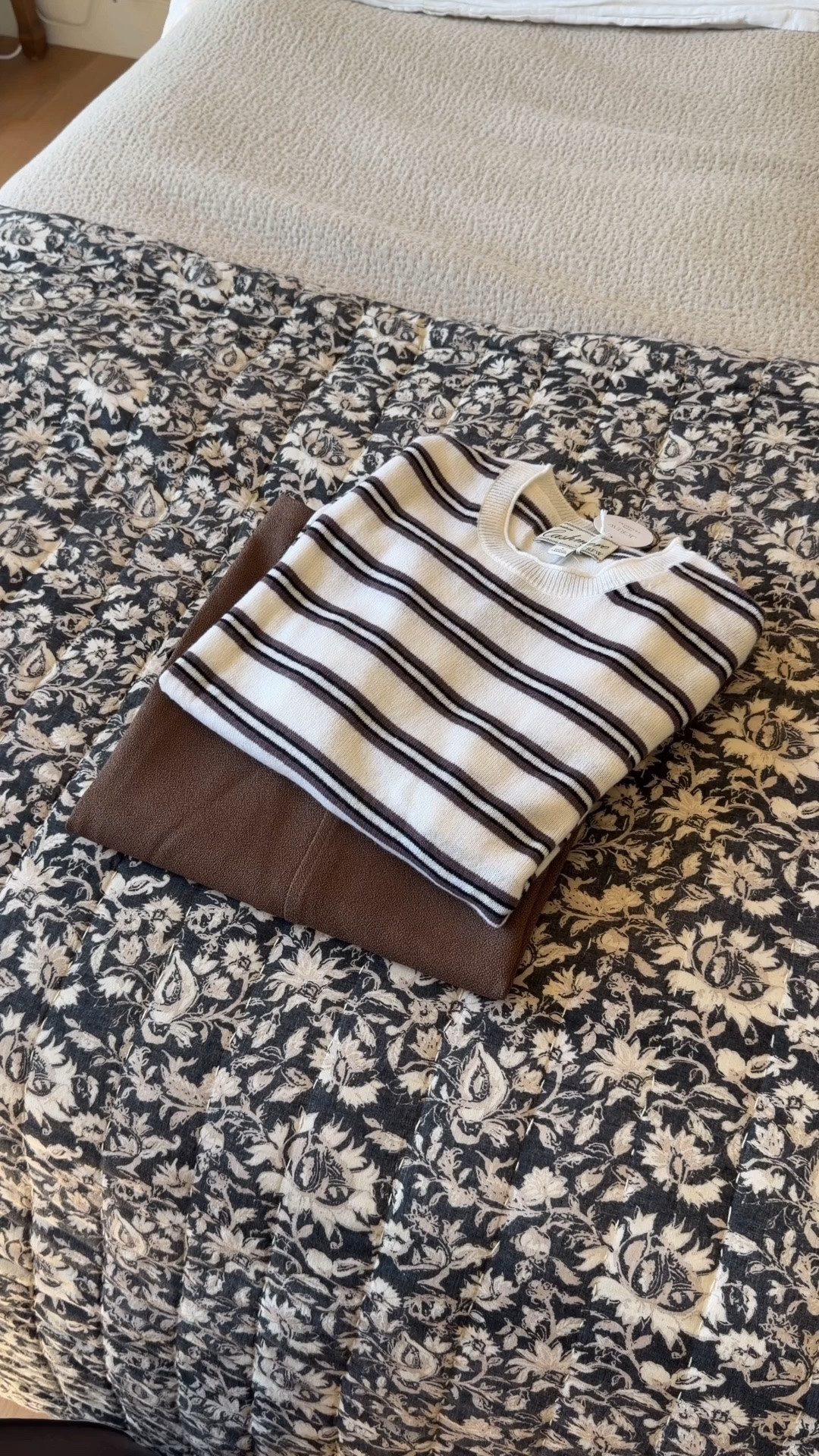 Reviewing my latest order! 

My fault for not looking closely at the sweater details, I don’t love rolled hems, it’s just personal preference. The skirt is a clear winner: great fabric, substantial weight and moves nicely. I got a size 4.

#LTKWorkwear #LTKOver40