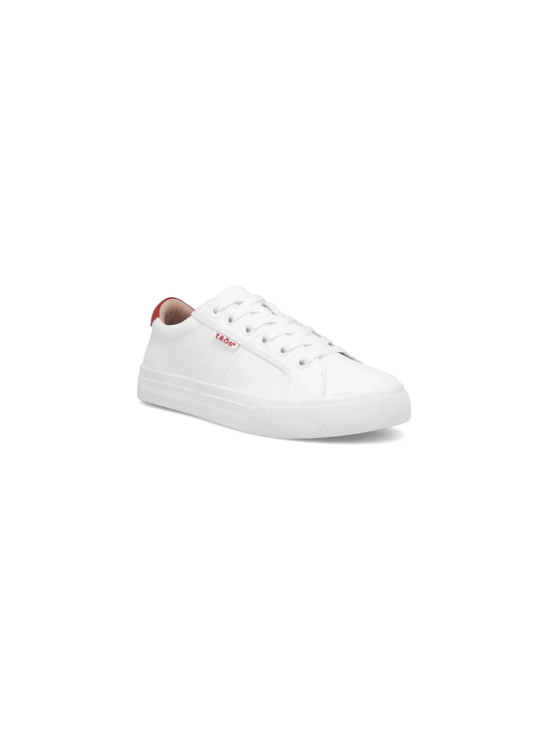 Women's Heart And Soul Luxe Sneaker In White/red | Shop Simon