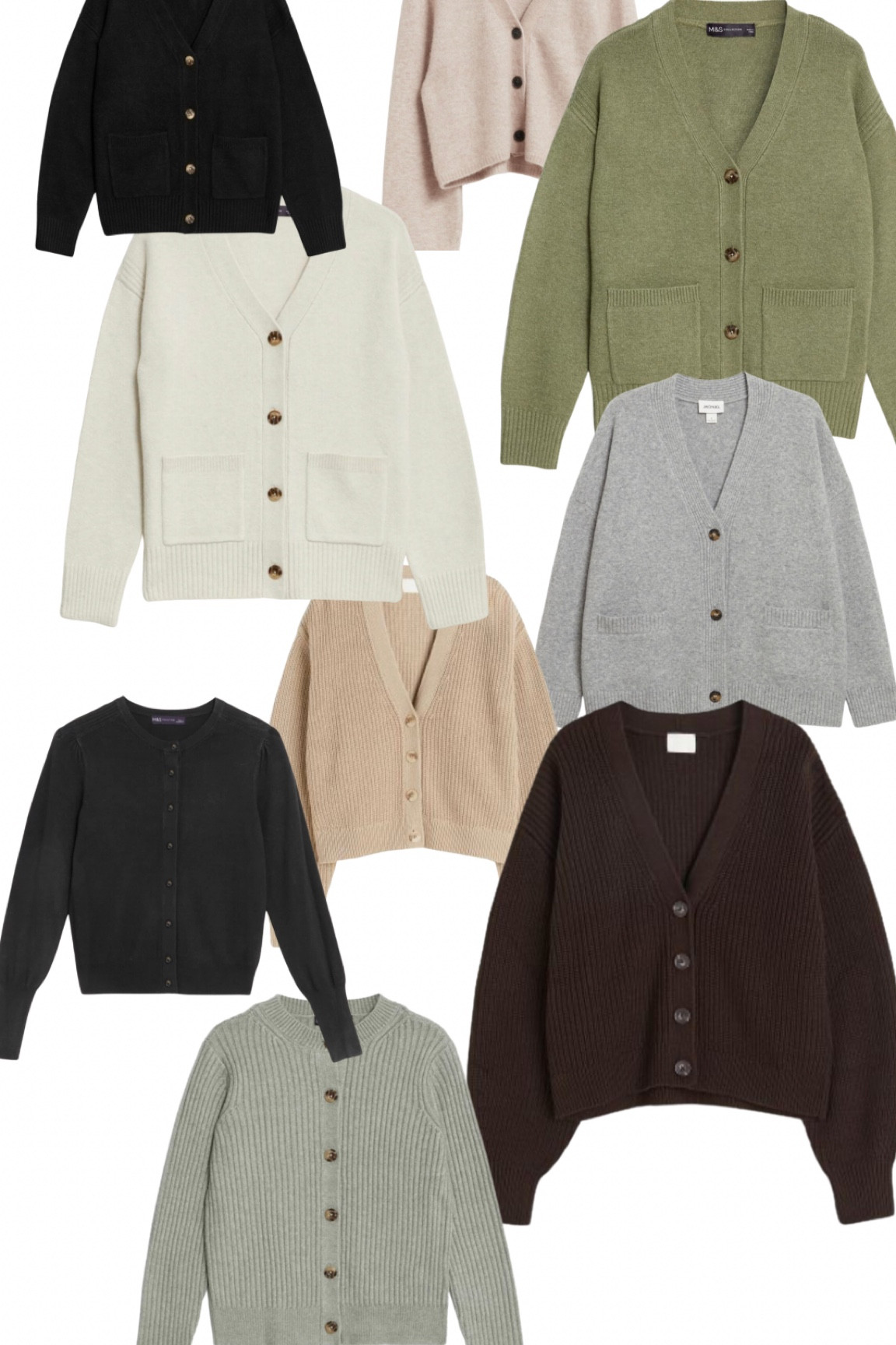 All the cardigans you want! 