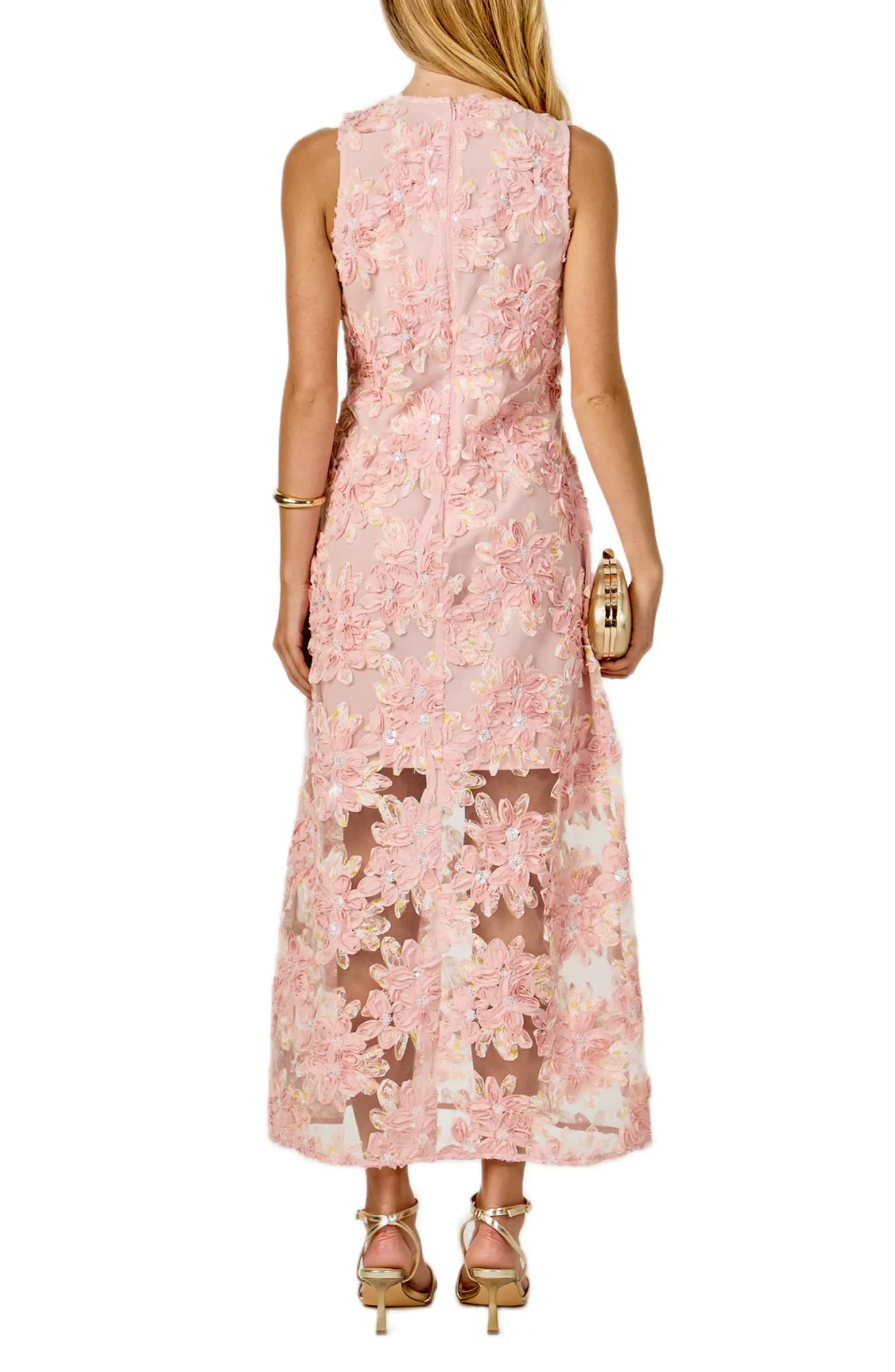 Texture Sleeveless Maxi Dress | Nordstrom