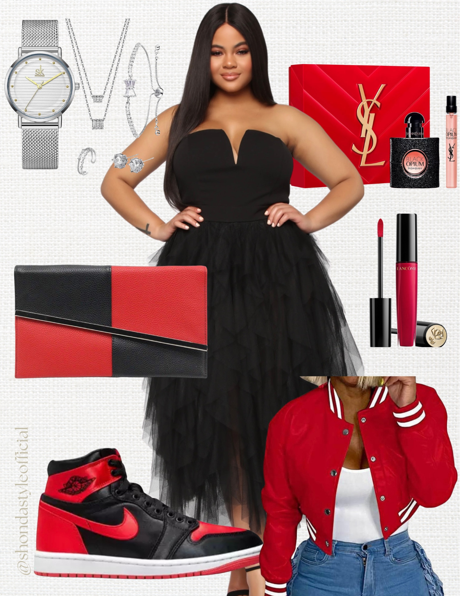 Sneaker ball outfit idea