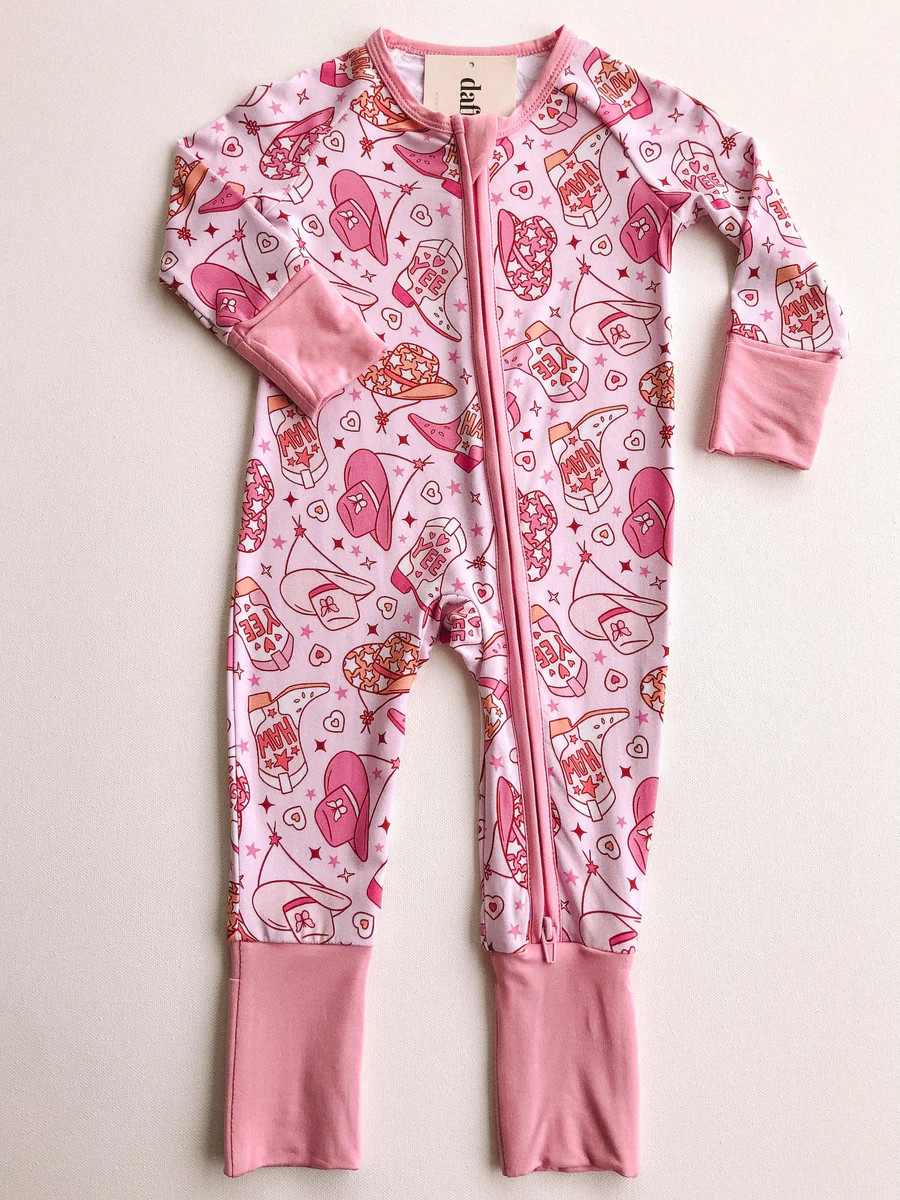 cowgirl bamboo romper | Daffodilly