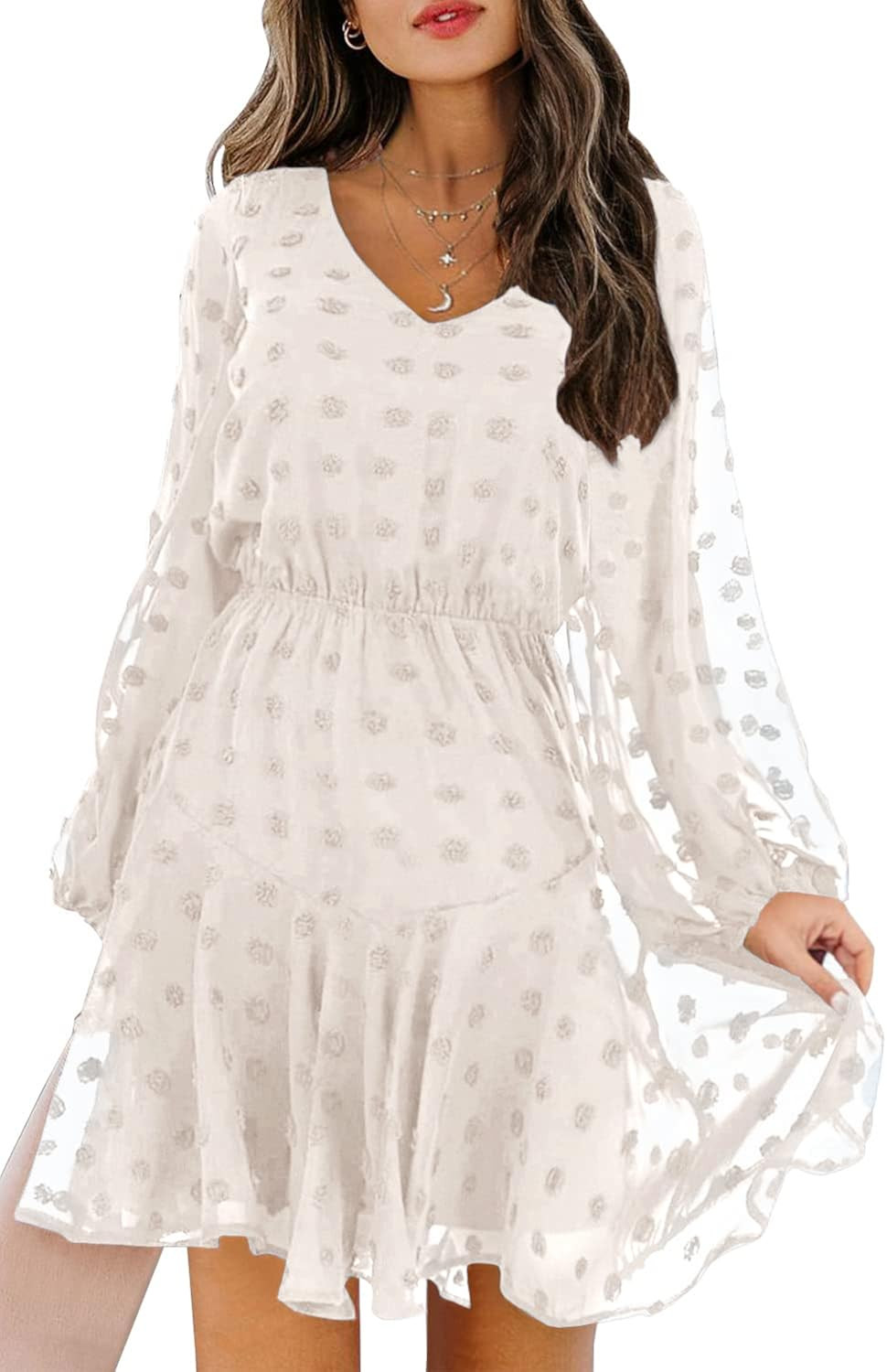 Swiss Dot Chiffon Dress | Amazon (US)