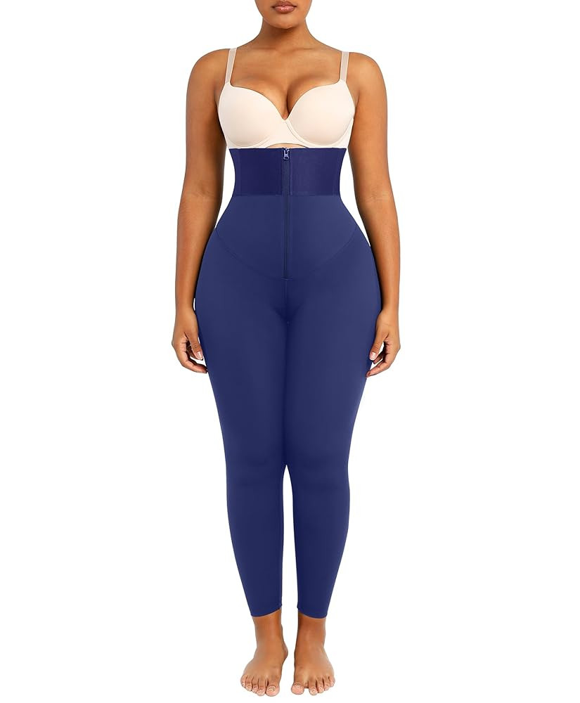 SHAPELLX Women High Waist Leggings Tummy Control ElasticFuse Waistband Shaping Leggings Waist Tra... | Amazon (US)