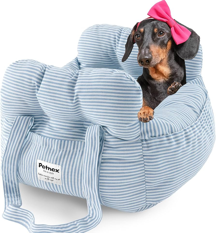 Dog Car Seat for Small Dogs, Portable Puppy Car Seat of Easy Installation, Fashionable Pet Carrie... | Amazon (US)