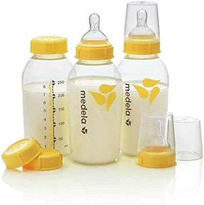 Medela, Breast Milk Storage Bottles, 3 Pack, 8 Ounce | Amazon (US)