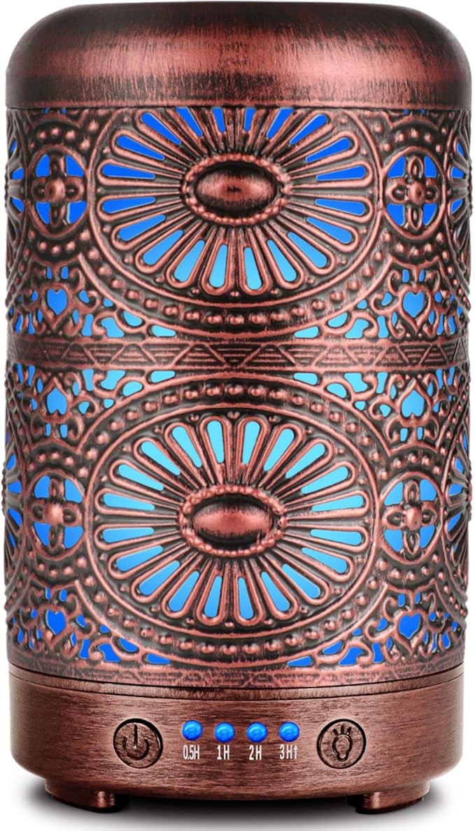 Difusor de Aceites Esenciales,SALKING 100ml Difusor de Aromaterapia,Humidificador Aceites Esencia... | Amazon (ES)