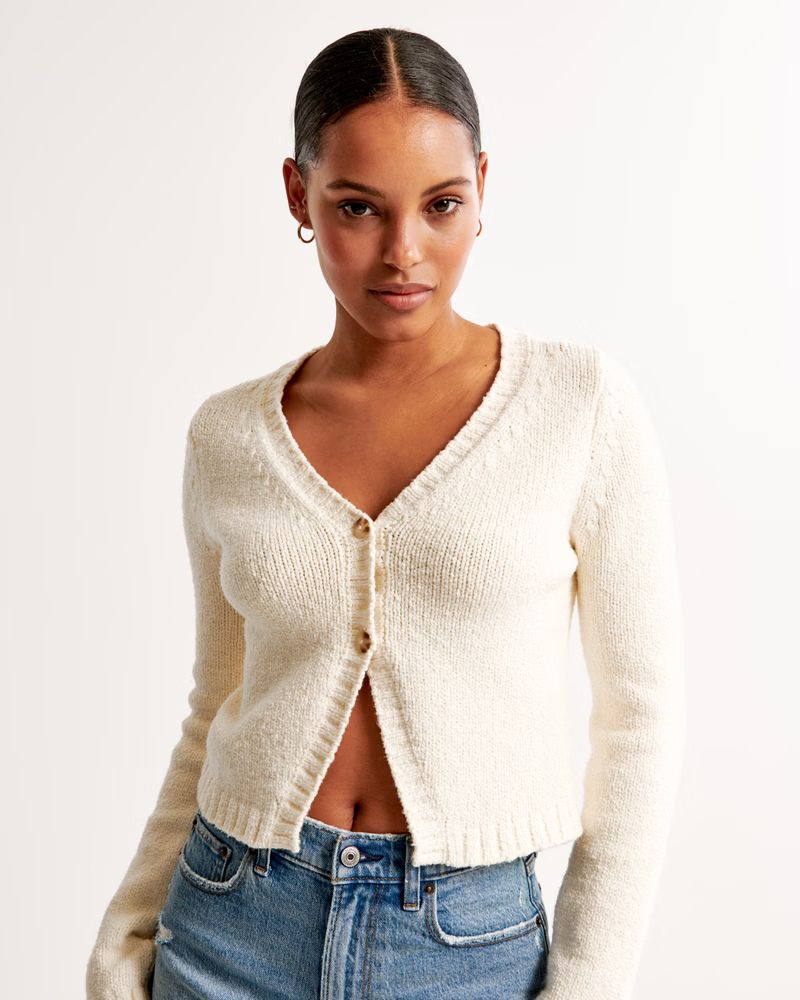 Women's Textural Cardigan | Women's New Arrivals | Abercrombie.com | Abercrombie & Fitch (US)