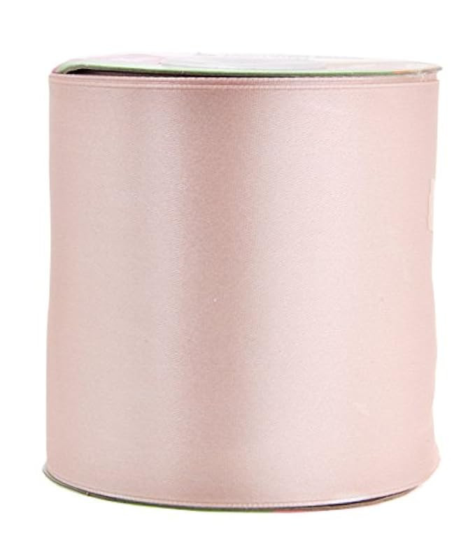 Mandala Crafts Fabric Satin Ribbon for Hair Bow Making, Sewing, Gift Wrapping, Flower Bouquets, Part | Amazon (US)