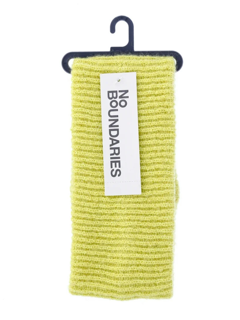 No Boundaries Ribbed Headband, Women's, Iced Pear | Walmart (US)