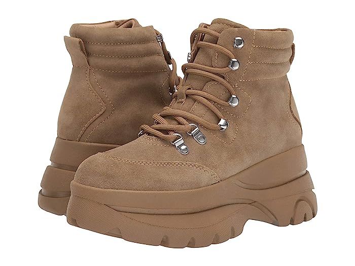 Steve Madden Husky Boot (Tan Suede) Women's Boots | Zappos