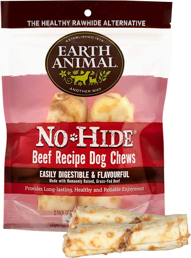 Earth Animal No-Hide Flavorful Small Natural Rawhide Alternative Dog Chews | Amazon (US)