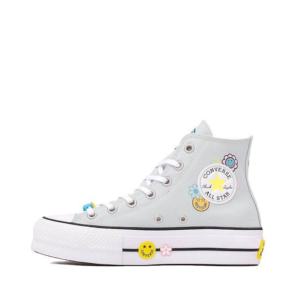 Womens Converse Chuck Taylor All Star Lift Smiley High-Top Sneaker - You Dew You | Journeys