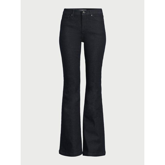 Sofia Jeans Women's Melissa Flare High Rise Jeans, 33.5" Inseam, Sizes 00-22 | Walmart (US)