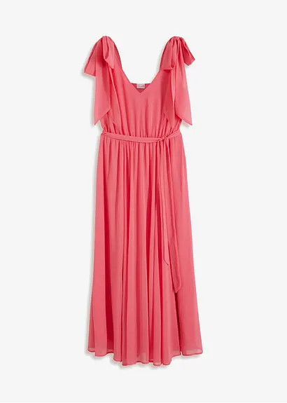 Chiffonkleid mit Schleifendetails | Bonprix DE