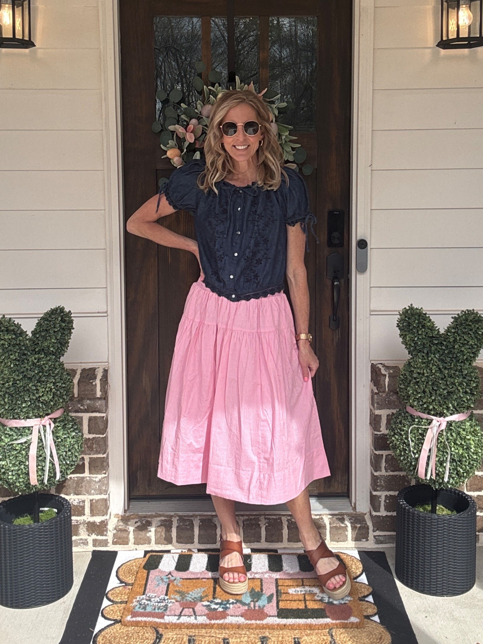 It’s time to add a little texture and interest to your look… Is $24 free assembly Mock button front shirt makes quite a statement alone or paired with the Mock waist $24 cotton mini skirt… These pieces look great together or on their own. Wearing a size extra small in both  

#LTKgrwm #LTKootd #LTKmomlife