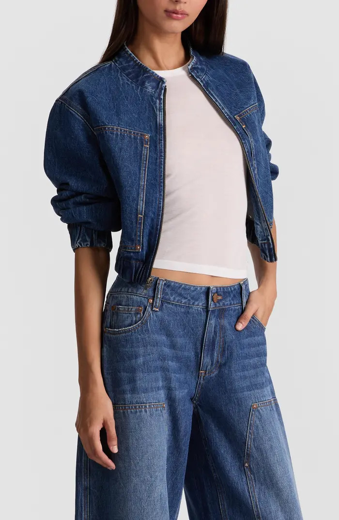 Alice + Olivia Mateo Denim Carpenter Jacket | Nordstromrack | Nordstrom Rack