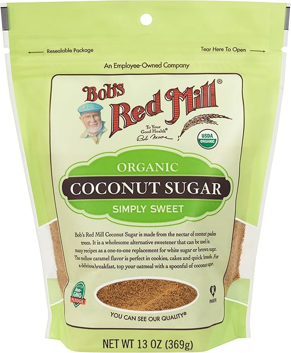 Bob's Red Mill Organic Coconut Sugar, 13oz (Pack of 1) - Non GMO, Vegan, Paleo Friendly, Kosher | Amazon (US)