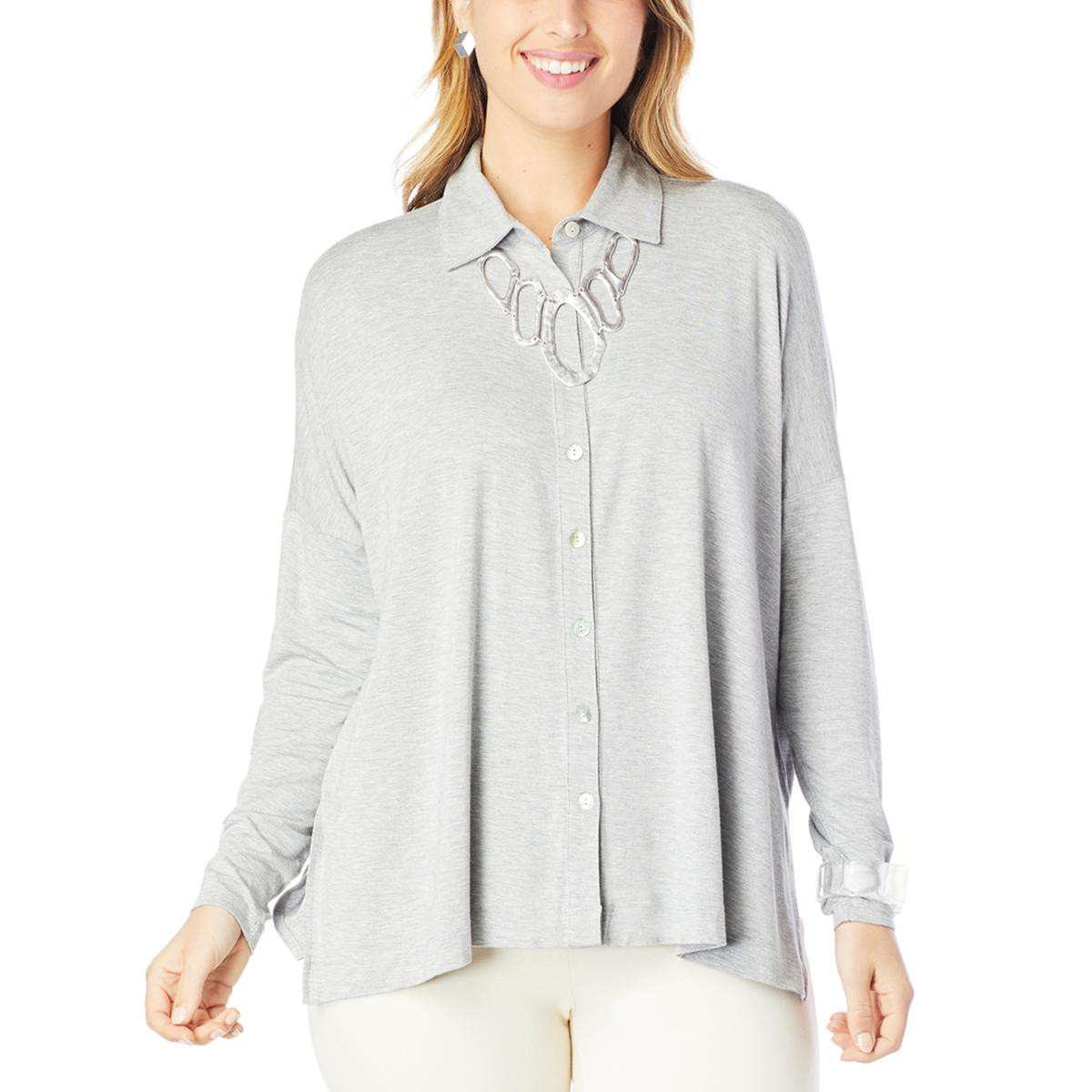 WynneLayers Unstructured Button-Down Shirt - 20256442 | HSN | HSN
