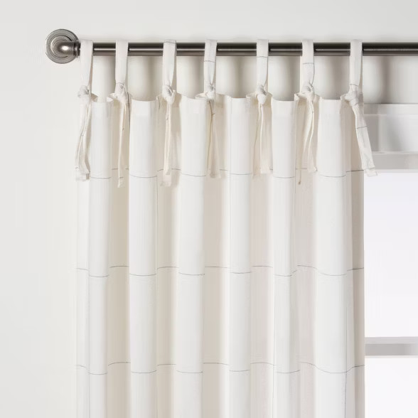 Windowpane Plaid Curtain Panel - Hearth & Hand™ with Magnolia | Target