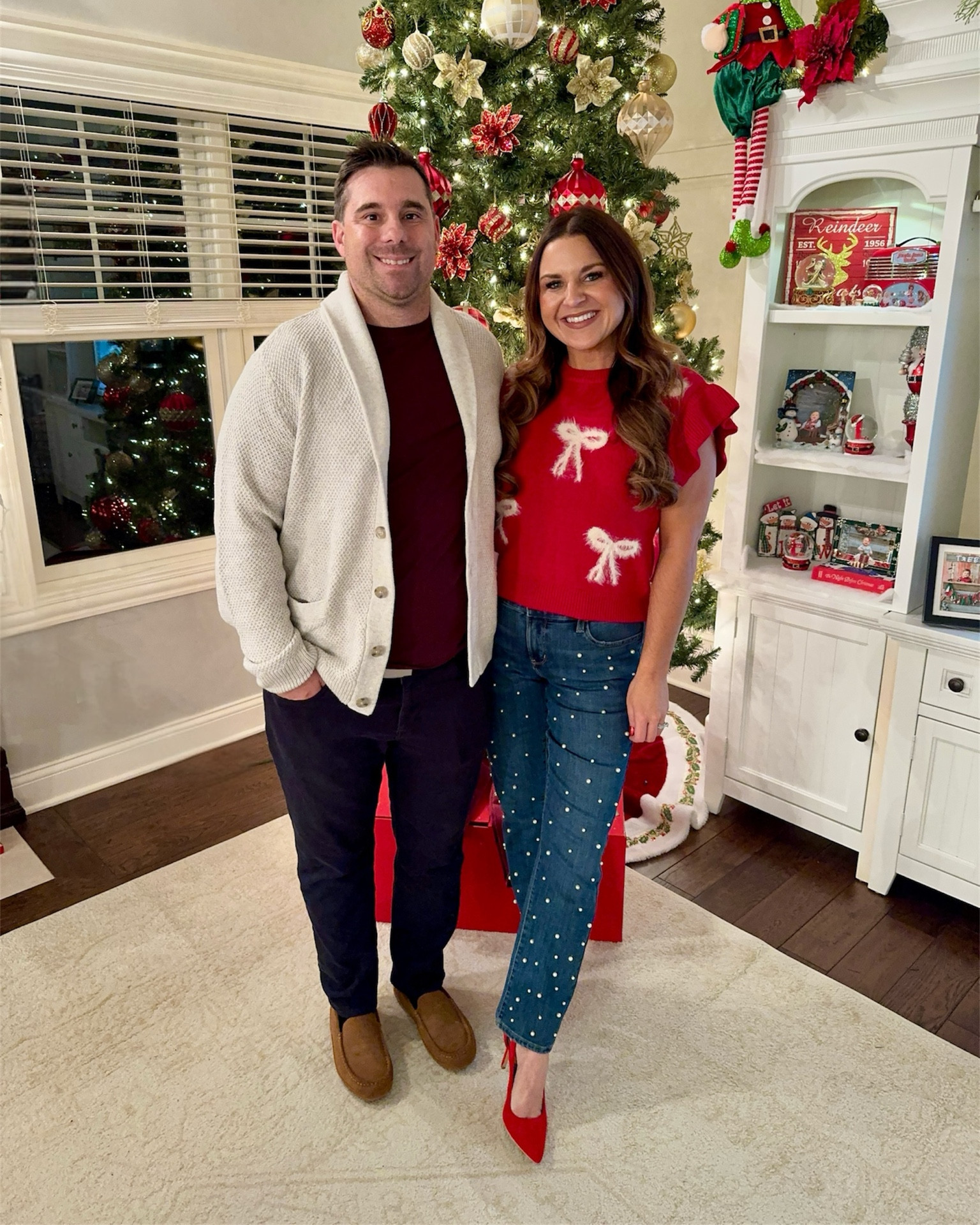 Pearl jeans outfit 

#LTKSeasonal #LTKHoliday #LTKShoeCrush