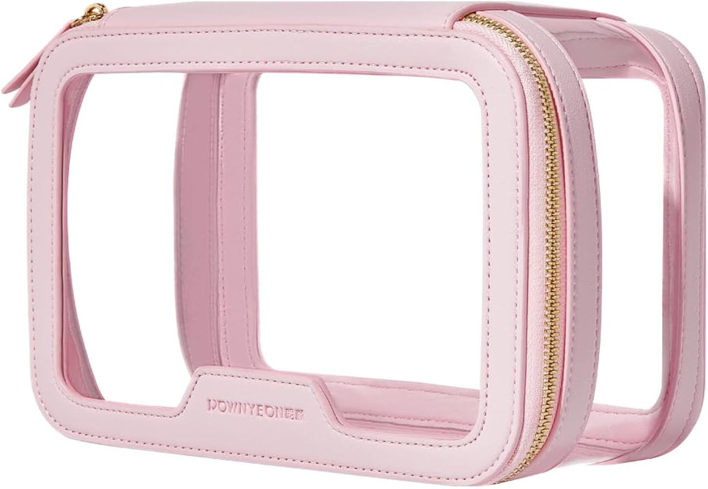 ROWNYEON Clear Makeup Case Toiletry Bag Multipurpose Travel Makeup Train Case Portable Cosmetic O... | Amazon (US)