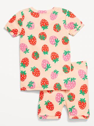 Printed Unisex Snug-Fit Pajama Set for Toddler & Baby | Old Navy (US)