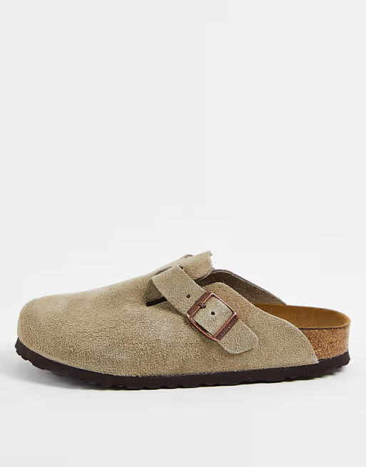 Birkenstock Boston clog in taupe | ASOS (Global)
