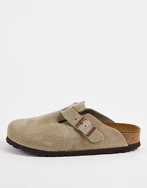 Birkenstock Boston clog in taupe | ASOS (Global)