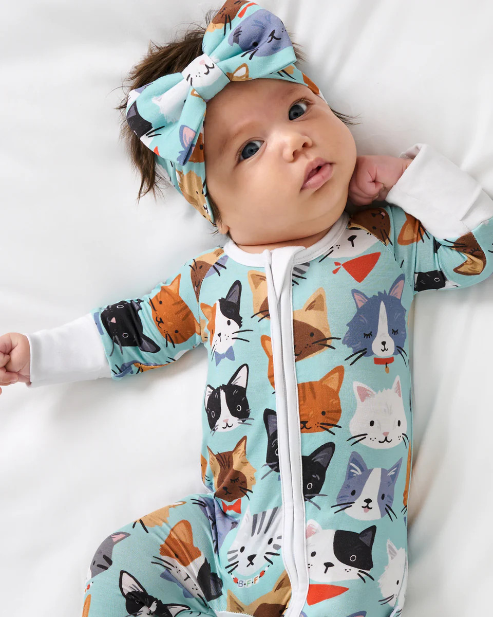 Purrfect Pals Luxe Bow Headband | Little Sleepies