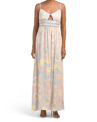 Wisteria Maxi Dress With Open Back | Marshalls